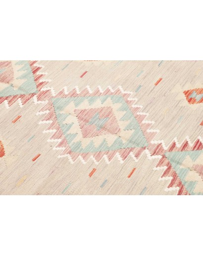 Tappeto Kilim Afghanistan bianco 142x198