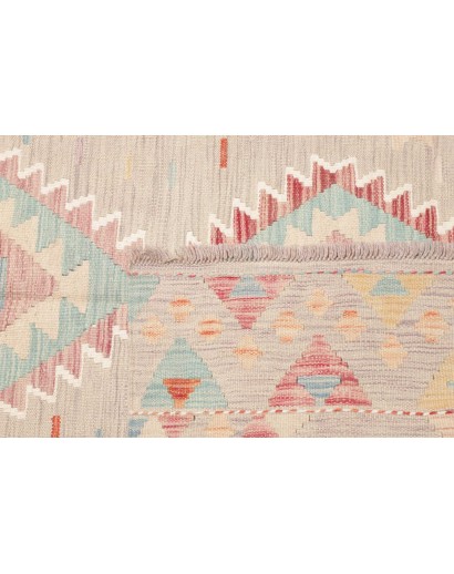 Tappeto Kilim Afghanistan bianco 142x198