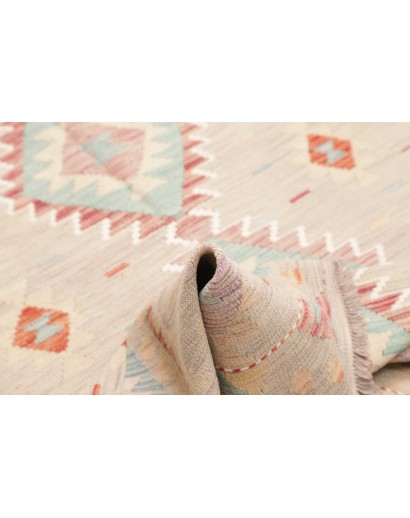 Tappeto Kilim Afghanistan bianco 142x198