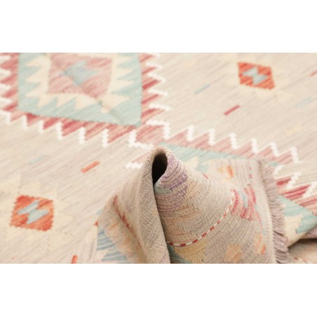 Tappeto Kilim Afghanistan bianco 142x198
