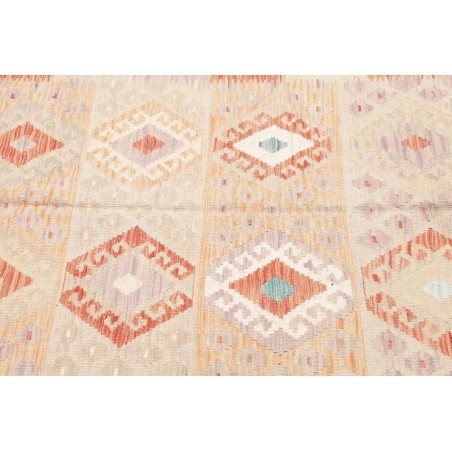 Tappeto Kilim Afghanistan giallo rosso 149x195