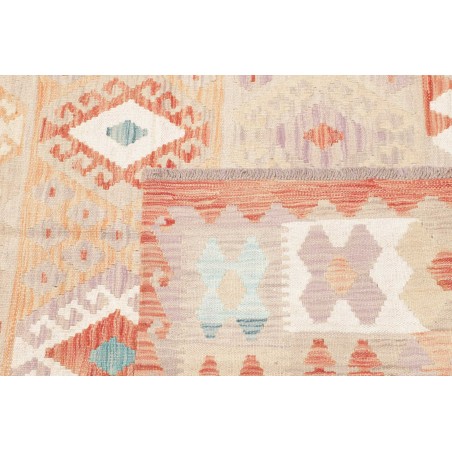 Tappeto Kilim Afghanistan giallo rosso 149x195