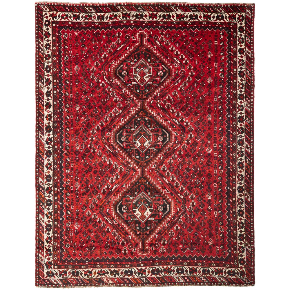 Tappeto Shiraz Persia marrone giallo 225x300 Tappeto Shiraz Persia marrone giallo 225x300