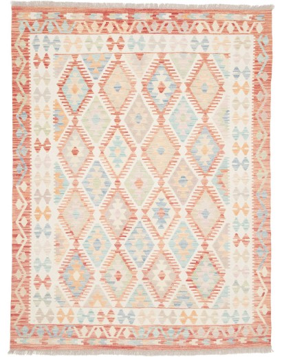 Tappeto Kilim Afghanistan bianco 148x197
