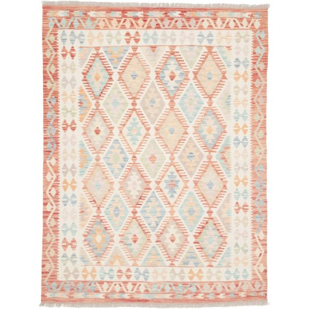Tappeto Kilim Afghanistan bianco 148x197