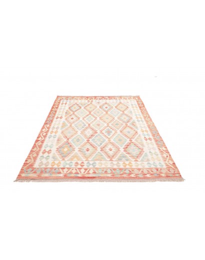 Tappeto Kilim Afghanistan bianco 148x197