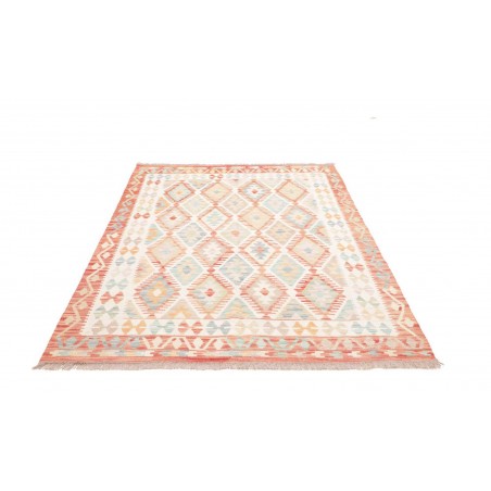 Tappeto Kilim Afghanistan bianco 148x197