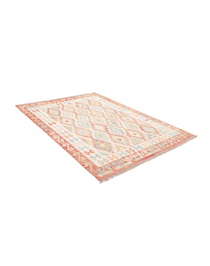 Tappeto Kilim Afghanistan bianco 148x197