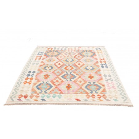 Tappeto Kilim Afghanistan bianco 154x200
