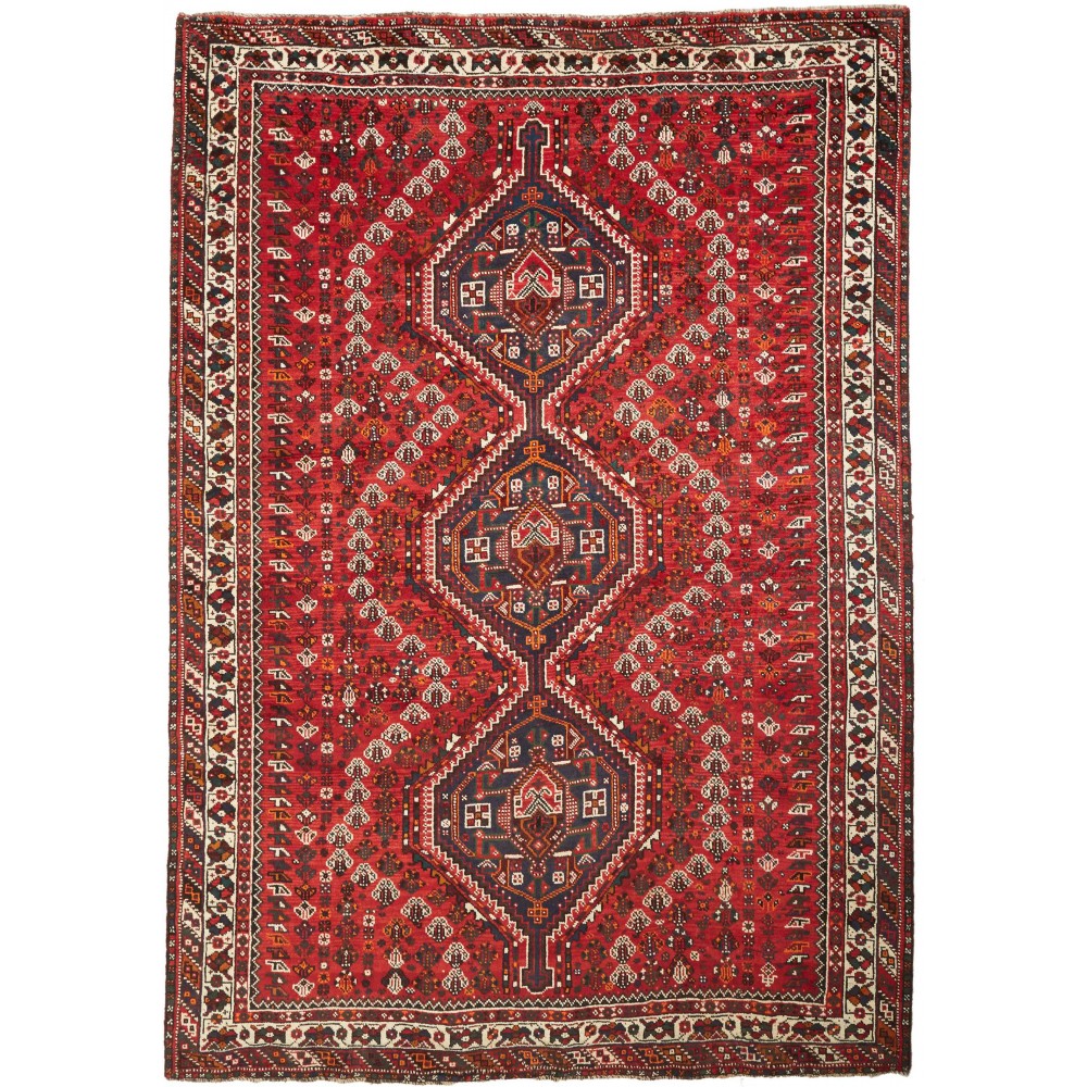 Tappeto Shiraz Persia marrone grigio 210x297 Tappeto Shiraz Persia marrone grigio 210x297