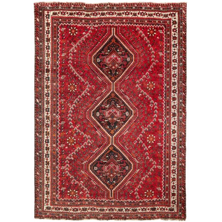 Tappeto Shiraz Persia marrone giallo 220x314