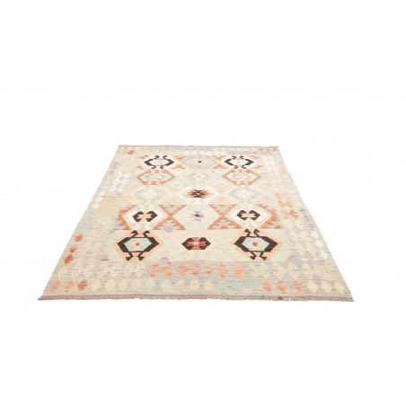 Tappeto Kilim Afghanistan bianco 149x201