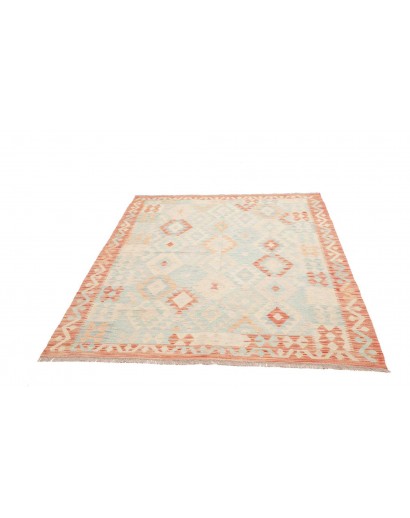 Tappeto Kilim Afghanistan bianco 153x196