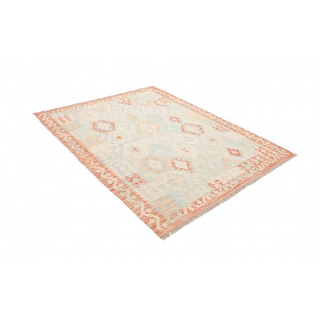 Tappeto Kilim Afghanistan bianco 153x196