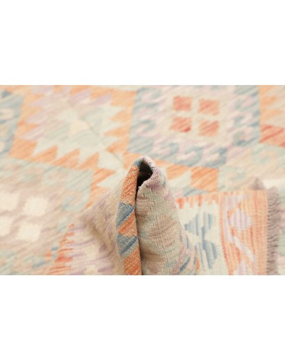 Tappeto Kilim Afghanistan bianco 144x204