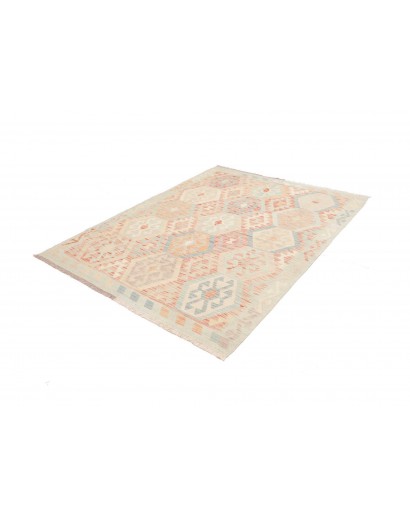 Tappeto Kilim Afghanistan bianco 152x200
