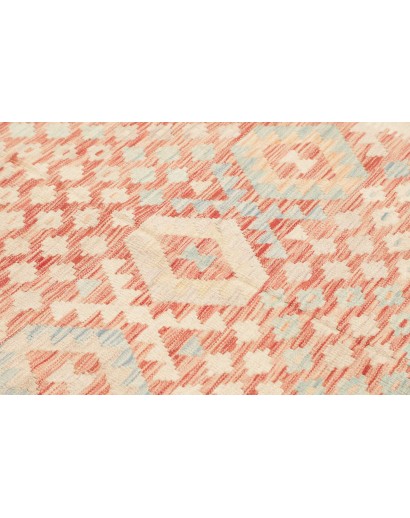 Tappeto Kilim Afghanistan bianco marrone 154x192