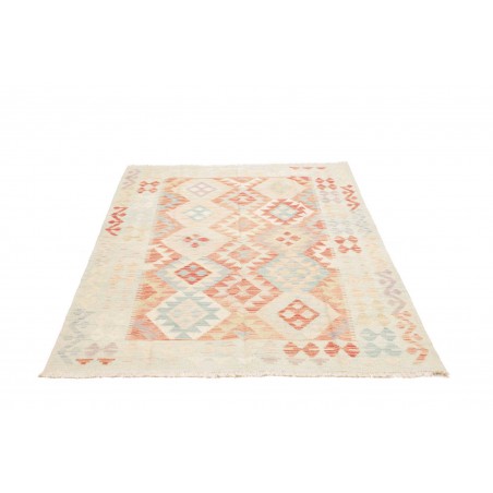 Tappeto Kilim Afghanistan bianco 124x181
