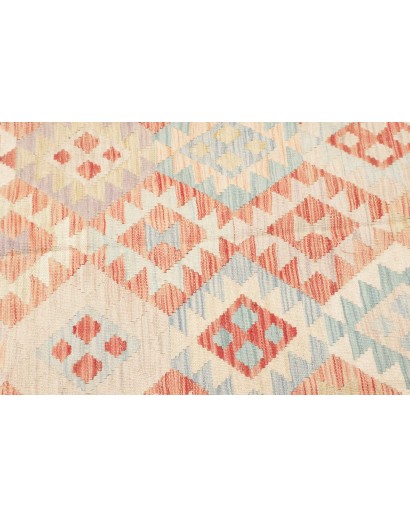 Tappeto Kilim Afghanistan bianco 124x181