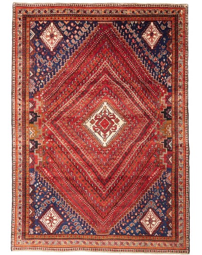 Tappeto Shiraz Persia marrone giallo 210x293