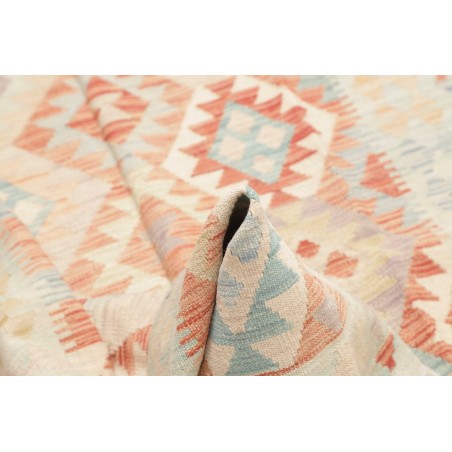 Tappeto Kilim Afghanistan bianco 124x181