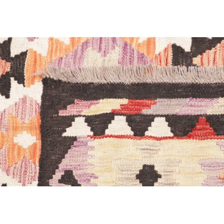 Tappeto Kilim Afghanistan giallo grigio 137x180