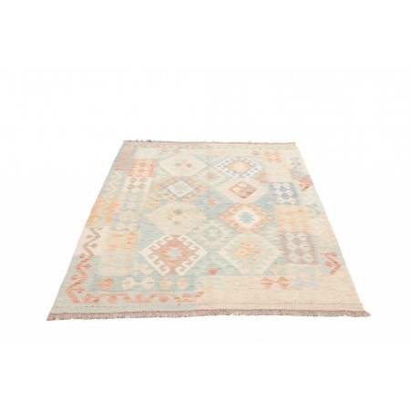 Tappeto Kilim Afghanistan bianco 125x183