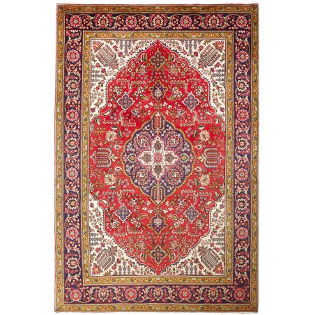 Tappeto Tabriz Persia marrone 200x305