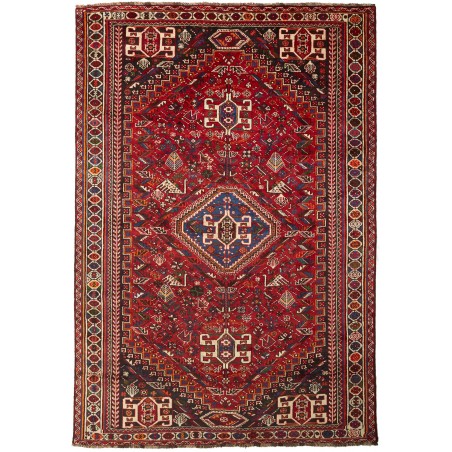 Tappeto Shiraz Persia marrone giallo 213x313