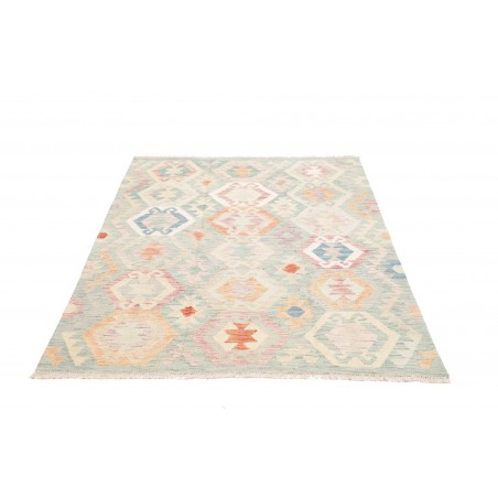 Tappeto Kilim Afghanistan bianco 124x177