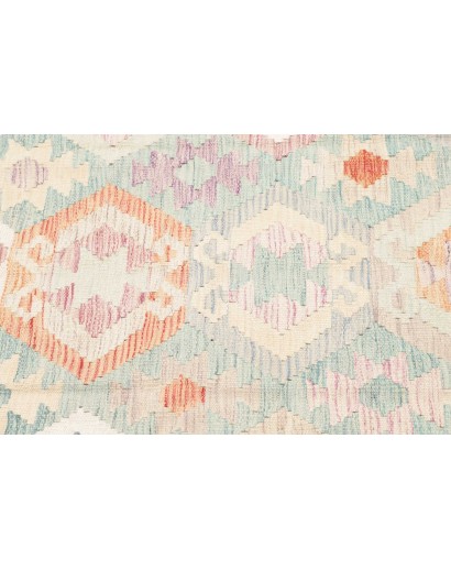 Tappeto Kilim Afghanistan bianco 124x177