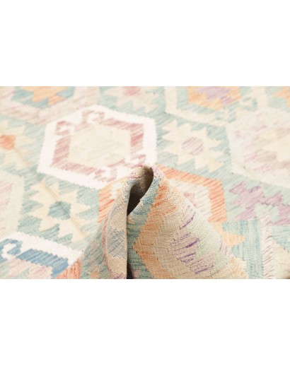 Tappeto Kilim Afghanistan bianco 124x177