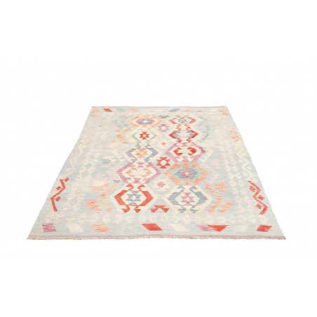 Tappeto Kilim Afghanistan bianco 127x174