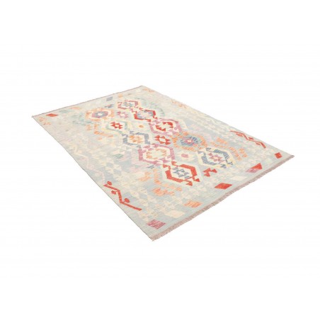 Tappeto Kilim Afghanistan bianco 127x174