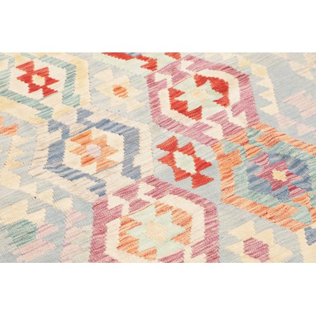 Tappeto Kilim Afghanistan bianco 127x174