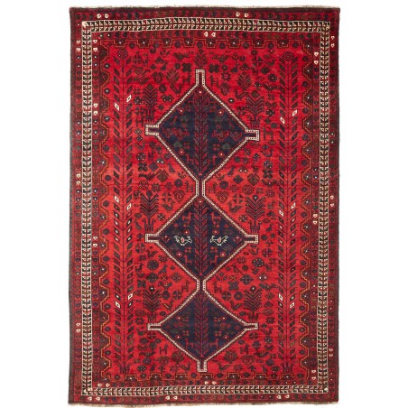 Tappeto Shiraz Persia marrone rosso 208x305