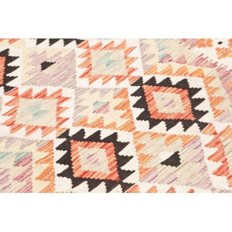 Tappeto Kilim Afghanistan giallo grigio 122x174