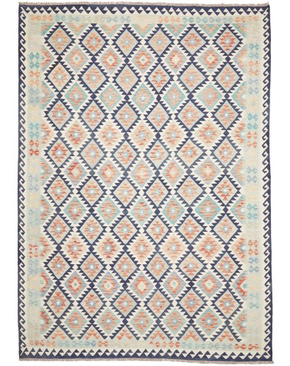 Tappeto Kilim Afghanistan bianco 250x354