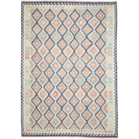 Tappeto Kilim Afghanistan bianco 250x354