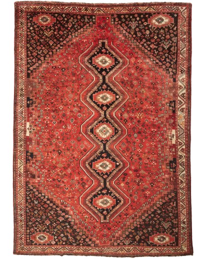 Tappeto Shiraz Persia marrone rosso 240x340