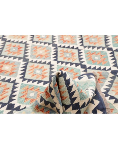 Tappeto Kilim Afghanistan bianco 250x354