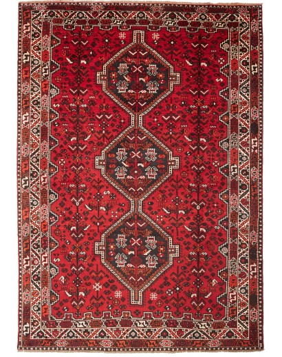 Tappeto Shiraz Persia marrone giallo 222x315