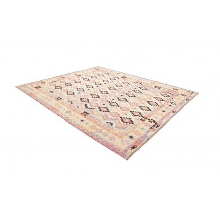 Tappeto Kilim Afghanistan bianco verde 256x295