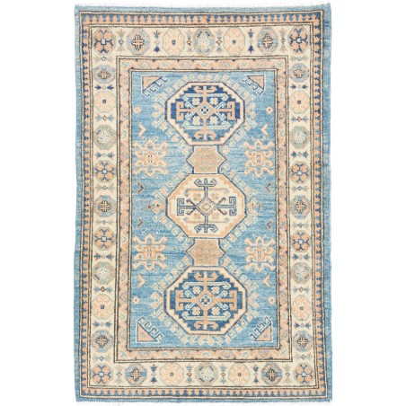 Tappeto Kazak Afghanistan beige bianco 82x126