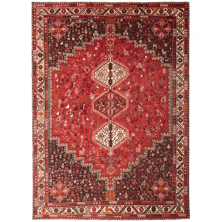 Tappeto Shiraz Persia marrone grigio 215x302
