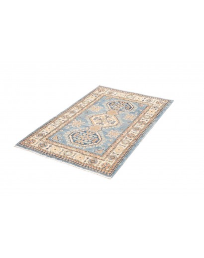 Tappeto Kazak Afghanistan beige bianco 82x126