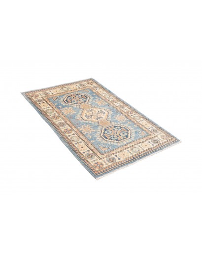 Tappeto Kazak Afghanistan beige bianco 82x126