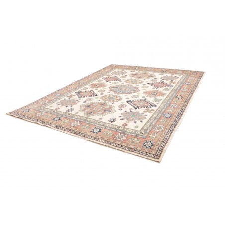 Tappeto Kazak Afghanistan beige bianco 244x303