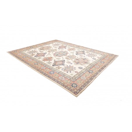 Tappeto Kazak Afghanistan beige bianco 244x303