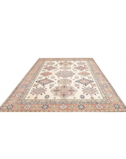 Tappeto Kazak Afghanistan beige bianco 244x303